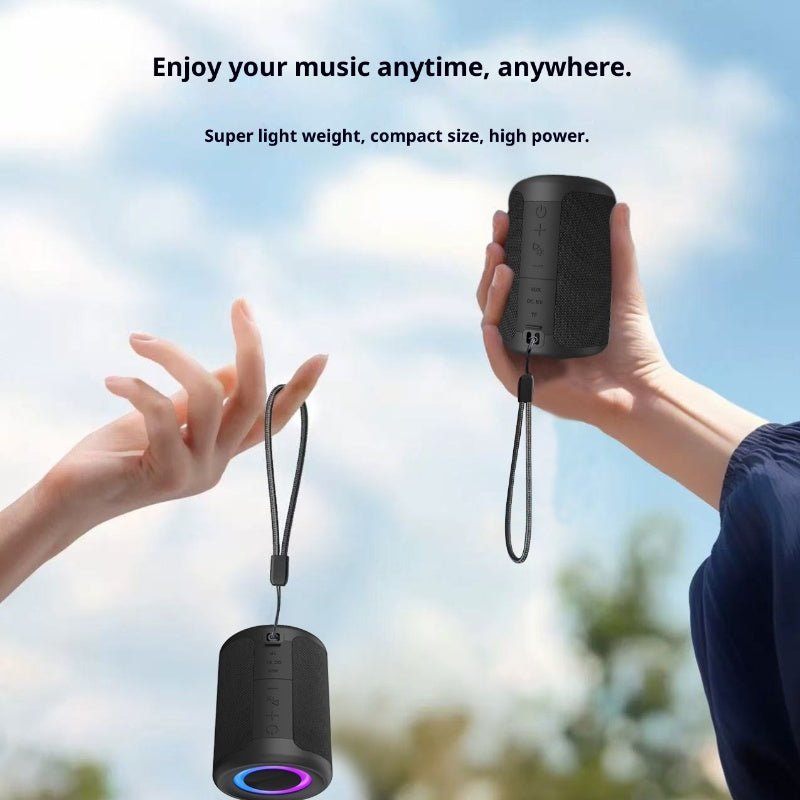 Portable Bluetooth Speaker — 30W, IP68 Waterproof, LED Lights - The Kit List