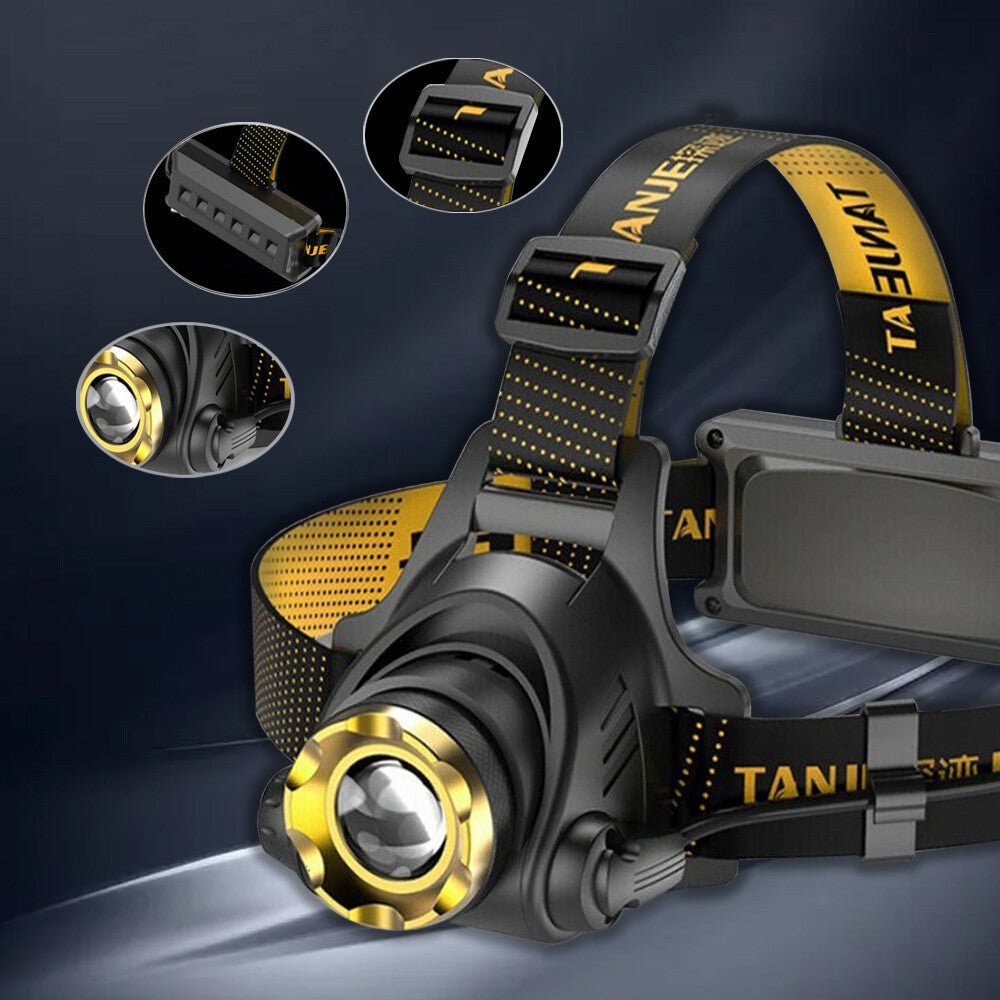 USB Rechargeable LED Head Torch — Twin Pack - The Kit List