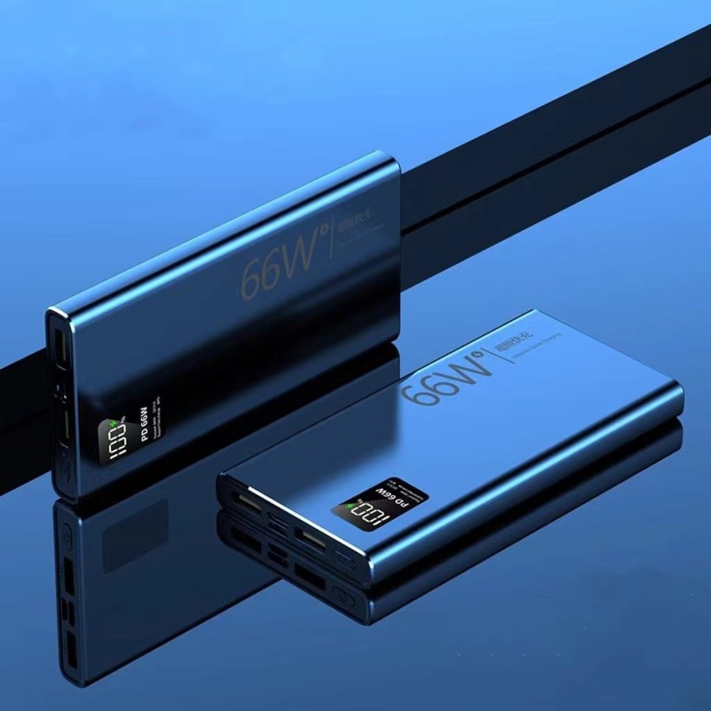 Portable Power Bank 30,000mAh — 66W Fast Charging, LCD Display, Dual USB - The Kit List
