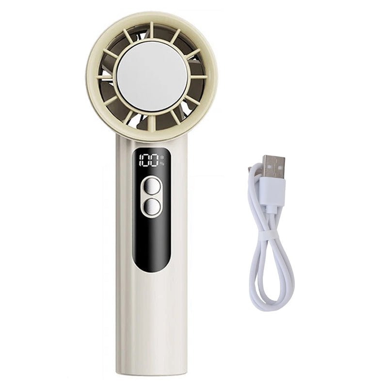 Portable Handheld Fan — USB Rechargeable, 3 Speeds - The Kit List