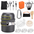 Camping Cookware Set — Portable Gas Stove, Pots, Pans & Utensils Kit - The Kit List